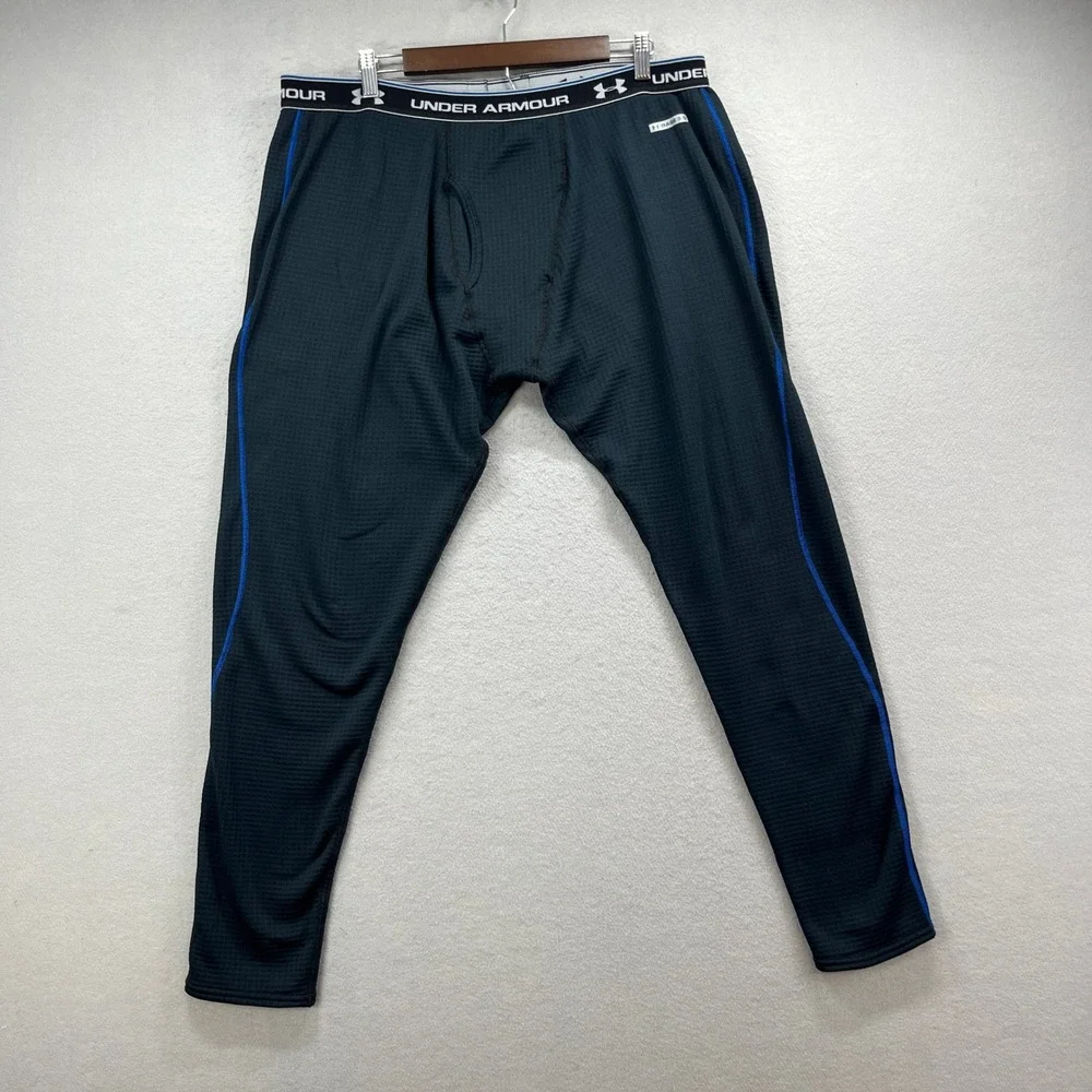 Under Armour Base 3.0 Leggings Mens 3XL Black Thermal Waffle Base Layer Pants